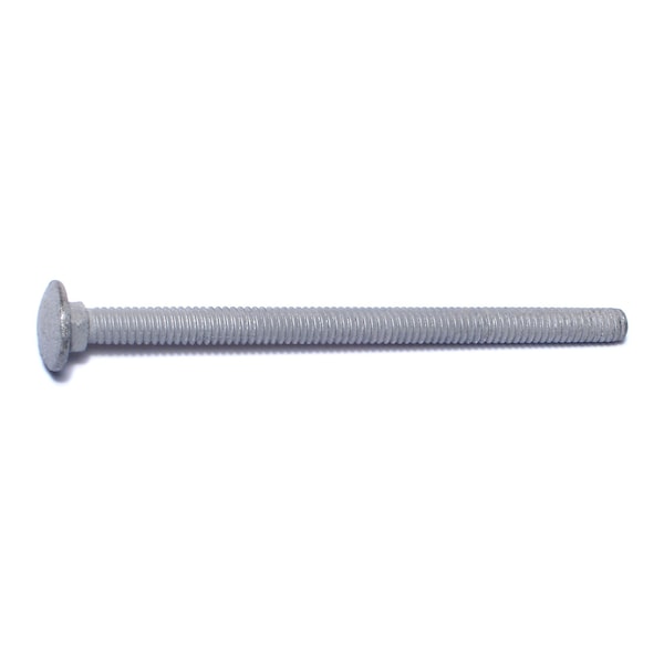 Midwest Fastener Carriage Bolt, Square Neck, 20 (Coarse), 4 in L, Steel, Hot Dipped Galvanized, 100 PK 05481 - main